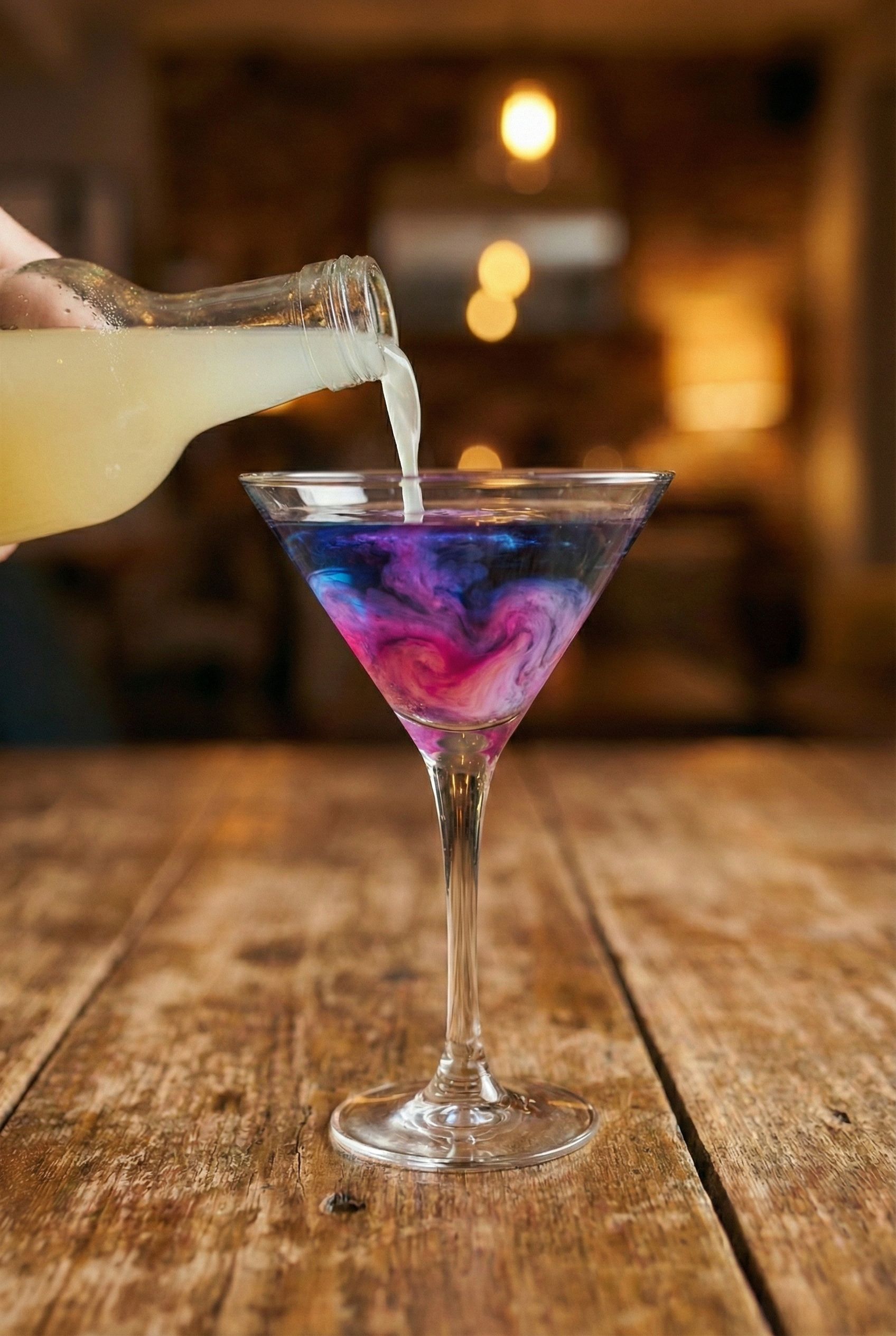 Color changing cocktail